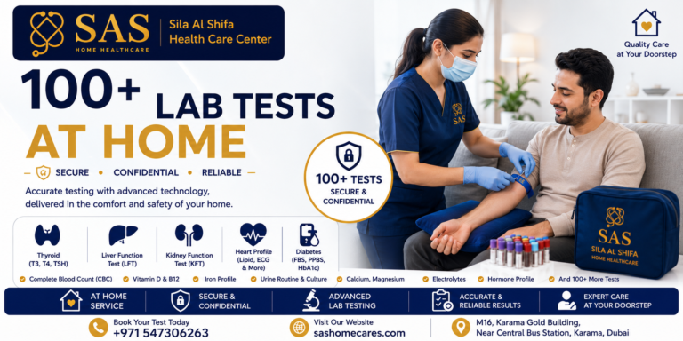100+ Lab Tests at Home – Professional Healthcare at Your Doorstep