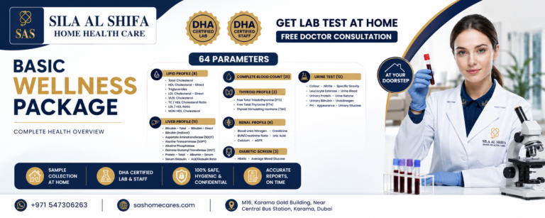 Basic Wellness Package in Dubai: Get 64 Health Parameters Tested at Home